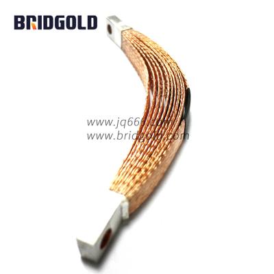 China For Excellent Electrical Shunt Conductivity ISO9001 Copper Ground Braid Diameter 0.15mm Flexible Copper Strap For Grounding for sale