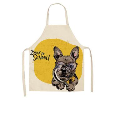 China Customized Lowest Price Kitchen Apron Traditional 100% Cotton Waxed for sale