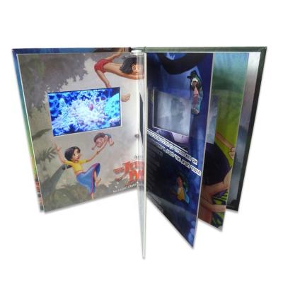 China USA LCD Multi-Page Screen Digital Video Brochure Customized Video Book For Advertising /gifts for sale