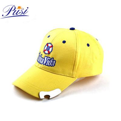 China China JOINT Factory Custom Wholesale Promotional Beer Bottle Opener Baseball Cap Hat With Opener Support Free Sample for sale