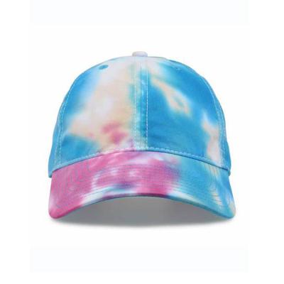 China COMMON Get Free Sample Shipping 15 Days Tie Dye Dad Hat Embroiderytie Custom Dye Baseball Caps for sale