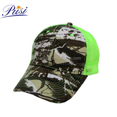 China COMMON Get Free Sample Manufacturer Wholesale Custom Camo Embroidery Logo Mesh Trucker Cap Hats for sale