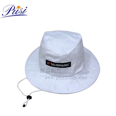 China 2018 Wholesale Custom COMMON Print Bucket Hat And Fishing Hats Caps With String for sale