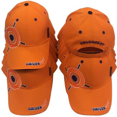 China JOINT unique design unisex breath embroidered factory custom men's baseball cap orange baseball cap for sale