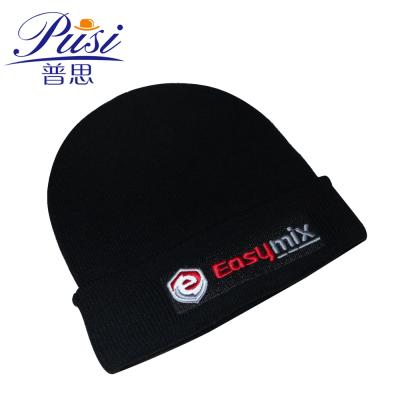 China COMMON Get free sample 100% acrylic embroidery logo winter hat crochet knitted hat beanie from sampleWholesale custom for sale