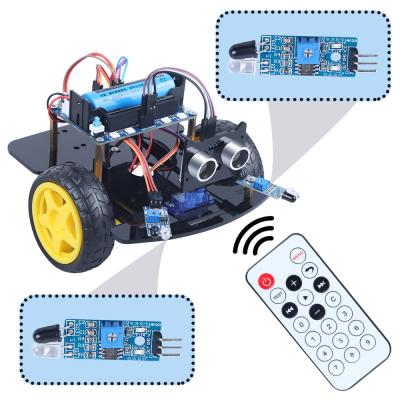 China Smart Robot Kit Science Coding Programmable DIY TOY Factory STEM Robot Car Education Robot for micro:bot V1.0 for sale