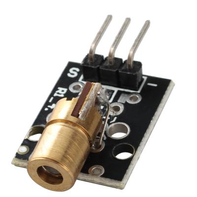 China Copper Electronic Head Project 650nm Dot Laser Diode Laser Sensor Module Red Laser Distance Sensor Module For Arduino for sale