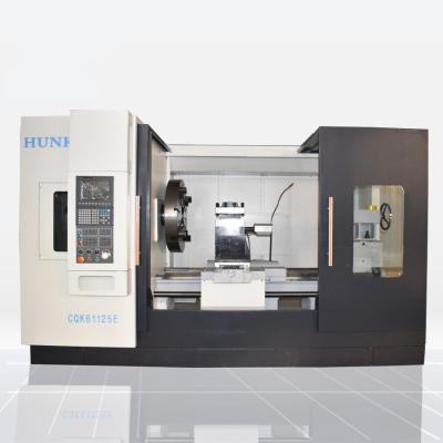 China Universal Machinery Repair Shops 2 Axis Horizontal Bed CNC Lathe Machine CKNC61125 CNC Lathe And Mill Lathe Machine For Sale for sale