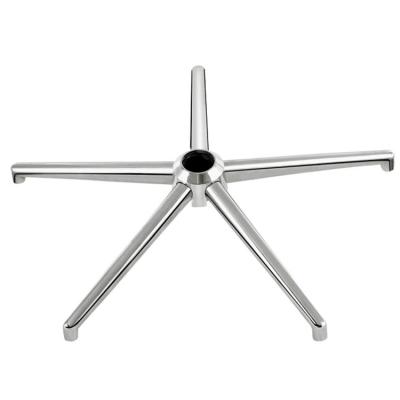 China New Modern Designer Five Star Chrome Base For Office Chair Radius R350/320/300/280/260/240MM Chair Parts Iron Base for sale