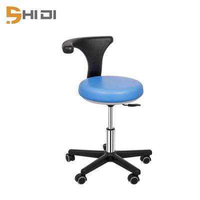 China Shidi Brand SX Foshan Factory Furniture Boss Office Products Medical Plastic Spa Stool With Backrest Dental Stool for sale