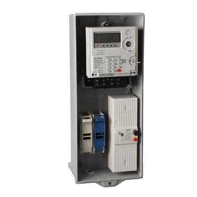 China Outdoor Electronic Material To Supply SMC Footprint Polycarnonate Single Phase Meter Electrical Box Circuit Breaker for sale