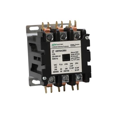 China 2 poles 40A 24VAC DP AC contactor for furnas adjust type AC contactor 2 poles 40A 24VAC DP AC DHCC contactor for sale