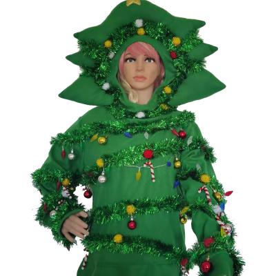 China New Comfortable High Quality Christmas Clothes Clothing Holiday Party Christmas Tree Costumes for sale