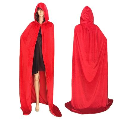 China Hot Sale Children Adult Cosplay Witch Coat Show Stage Decoration Comfortable Halloween Cloak for sale