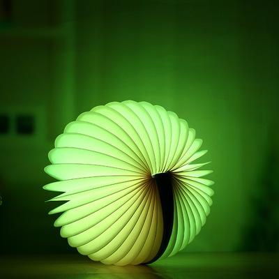 China Modern Gift Items / USB Foldable Led Night Lamp /Folding Book Light Cute Book Shape for sale