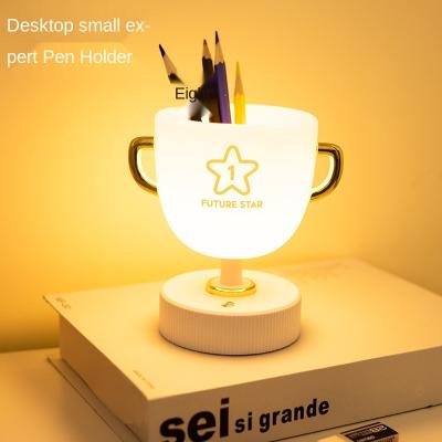 China Multifunctional Night Light Container Pen Circuit Design Trophy USB Rechargeable Remote Control Colorful Lighting and Lights for sale