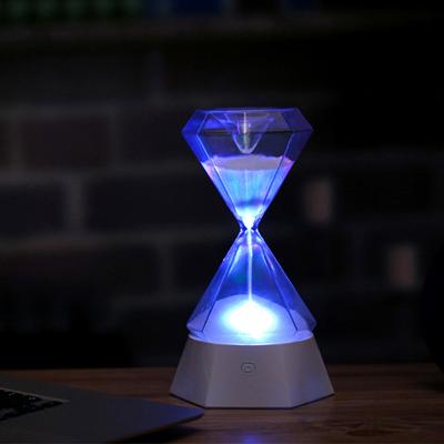 China Modern Color Sensor Hourglass Night Light Children Smart Lighting Bedroom LED Night Light for sale