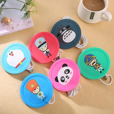 China High Quality Soft Mat Custom Design Warmer Pad Warmer Pad PVC Coffee Mug Heater Coaster USB Coffee Mug Heater for sale