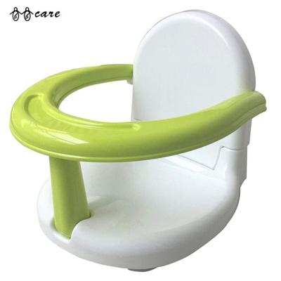 China Baby Health Care BBCare Baby Bath Seat Foldable Baby Bathtub Seat for Sit Up Bathing with Backrest Support and Suction Cups for sale