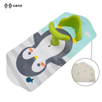 China 6 Months Baby BBCare Baby Bathtub Safety Seat With Long Non-slip Bath Mat for sale