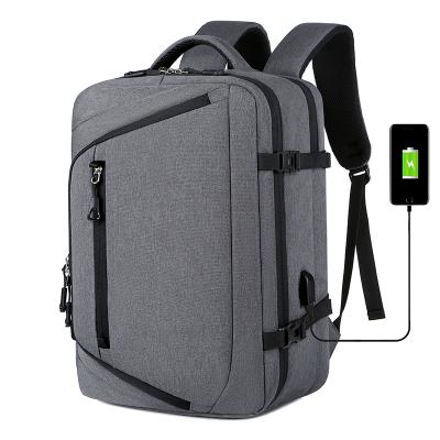 China With USB Charging Laptop Bag Wholesale High Quality Premium Use Left Black Extra Large Waterproof Business Conference Mochilas for sale