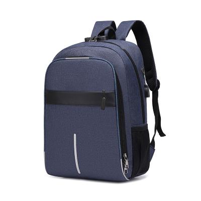 China With USB wholesale anti theft school sports backpack with lock customize brand name Korean high school backpack with usb for sale