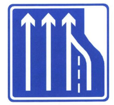 China Road Information Guide Signs Blue and White Color Sign Thick Aluminum Traffic Sign Board Cost for sale