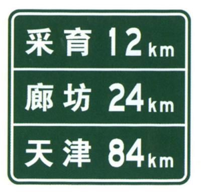 China Guide Road Sign Disc High Speed Way Place Sign Sheet Maker Direction Aluminium Sheets Distance Signs Board For Sale for sale