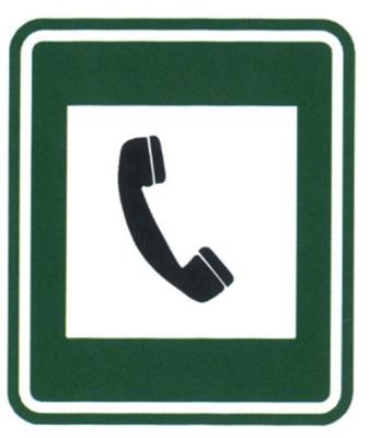 China Emergency Telephone Sign Supplier Guide Sign Board Best Price ETC Lane Indication Signs for sale