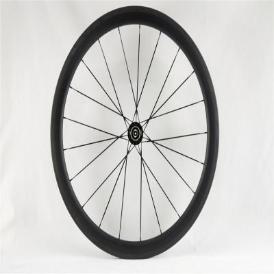 China Hot TB281 Mountain Bikes Road Bicycle Carbon Wheelset 45mm Carbon Wheels 20 24H Powerway R13 700C Hub Carbon Wheel Set for sale