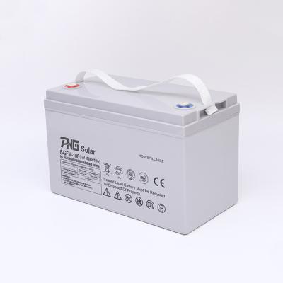 China Home Appliances Long life OEM GEL battery 12v 100ah  With AGM  For Solar Energy System with high efficiency for sale