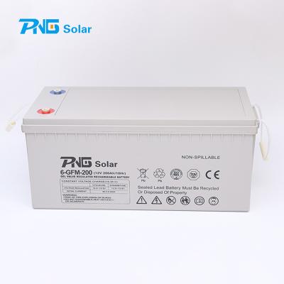 China Home Appliances PNG Life long GEM 12V 120ah   gel battery for solar energy system and telecom With AGM Solar Energy Battery for sale