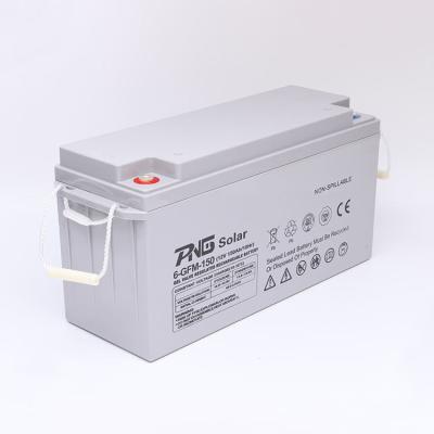 China Deep Cycle Life Factory Price Good Quality 12V 150AH Lead Acid Gel Battery For Off Grid Solar System for sale