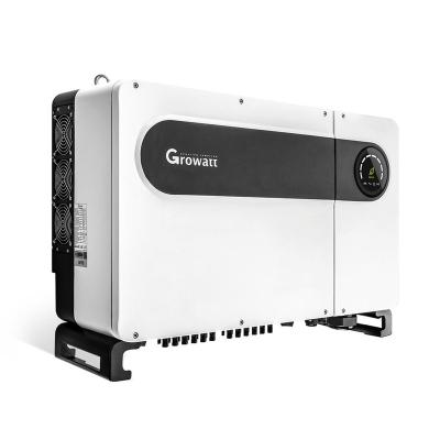 China On Grid Solar System Zero export function Growatt 50kw 60kw 70kw 80kw on grid solar inverter  230v/400v with 5years warranty for sale