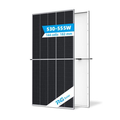 China Solar Power System 530w 540w 550w half cell Mono Solar Panel Wholesale Cheap Accept Customized PV modules pv panel pv inverter for sale