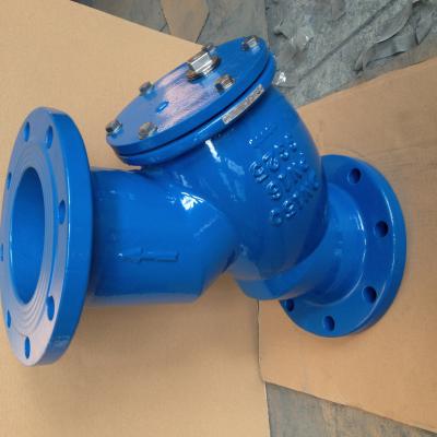 China BS y strainer flanged ends for sale