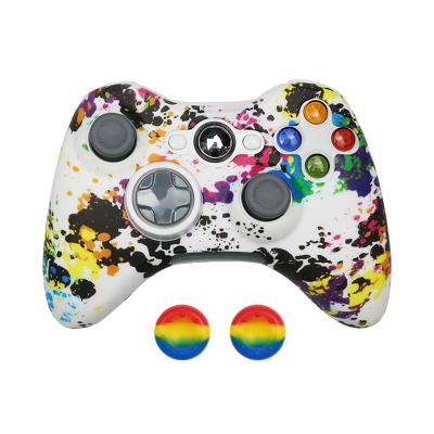 China For Xbox 360 Wireless Gamepad For Xbox 360 Wireless Remote Controller Silicone Cover Wireless Gamepad For Xbox360 Controller Case for sale