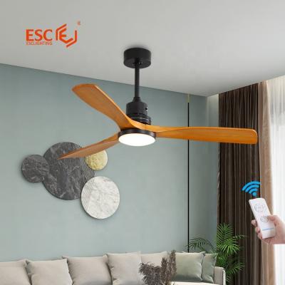 China With light hot sale nordic bldc ceiling fan wood ceiling fans with remote control led lights for sale