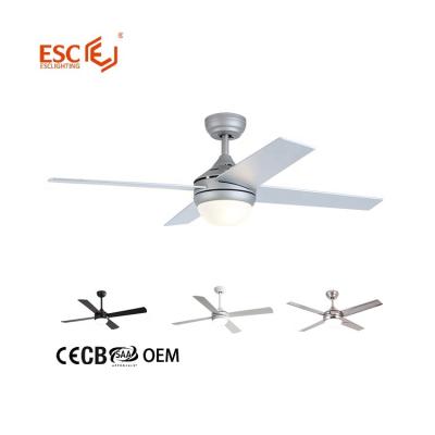 China With Light Indoor Silent Remote Control Ceiling Fan 48 Inch 52 Inch National AC Decoration Home Ceiling Fan With Led for sale