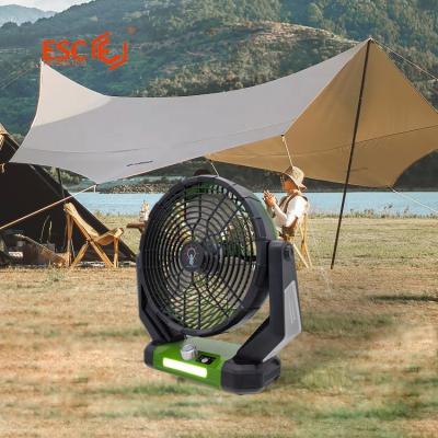 China With 3 Speed ​​12v 15w Lightweight Hot Selling Emergency Camping Fan Lightweight Remote Control Portable Camping Fan for sale