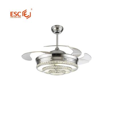 China 3 Speed ​​Modern Design Home Decoration AC Motor 220v Pure Copper Fan Ceiling Light for sale