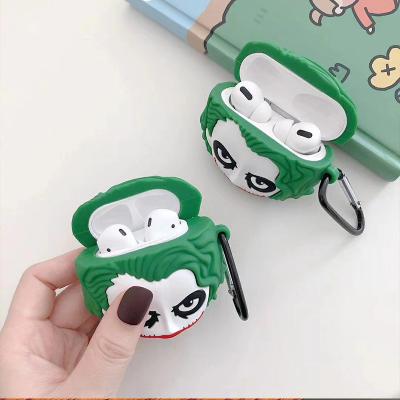 China Shield Cartoon Custom Stylish Colorful Silicone Patterns Protective Case For Airpods Pro Earphone Cover Cute Case for sale