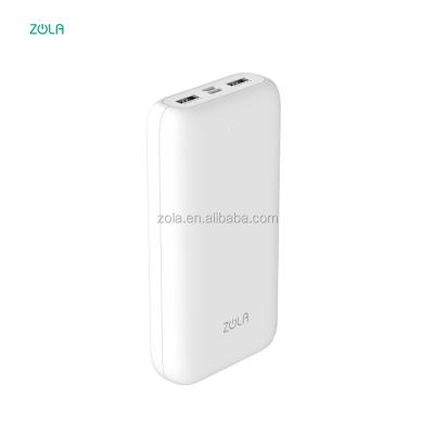 China Big Power With Small Size Portable Power Bank Phone Charger 20000mAh for sale