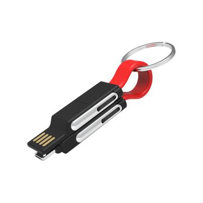 China 6 in 1 Zola Transformer ABS+TPE Super Portable 6 in 1 Key Chain 3A Style Universal Fast Charging Magnetic Data Cable for sale