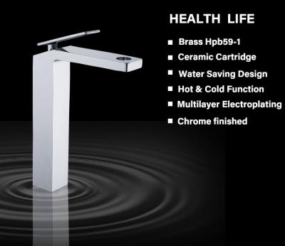 China Competitive Price Modern Faucets Sanitary Ware Metered Hot Cold Water Faucet Sink Mixer Tap for sale