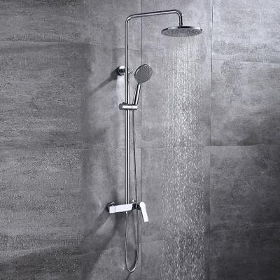 China With Sliding Bar New Arrival Contemporary 5 Years Guarantee Wall Mounted Bathroom Shower Faucet for sale