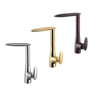 China Sense Faucets New Style Hot And Cold Water Taps Chrome Plated Brass Kitchen Sink Faucet for sale