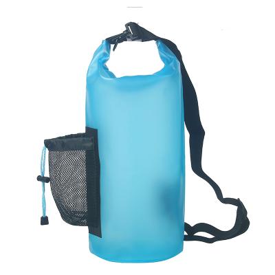 China Water Resistant Outdoor Travel Waterproof Dry Bag With Exterior Zipper Pocket For Kayakin, Hiking Waterproof Dry Bag for sale