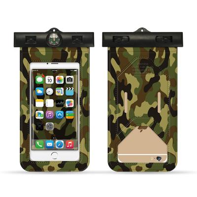 China Hot Selling Universal Waterproof Bag Floating Carry Cover Waterproof Phone Case Pouch Cell Phone Bag Waterproof Phone Pouch for sale