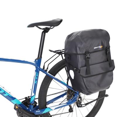 China 2021 Logo IPX6 25L Trunk Bag Water Resistant 2021 Mountain Bike Saddle Custom Trunk Cycling Bicycle Waterproof Rack for sale